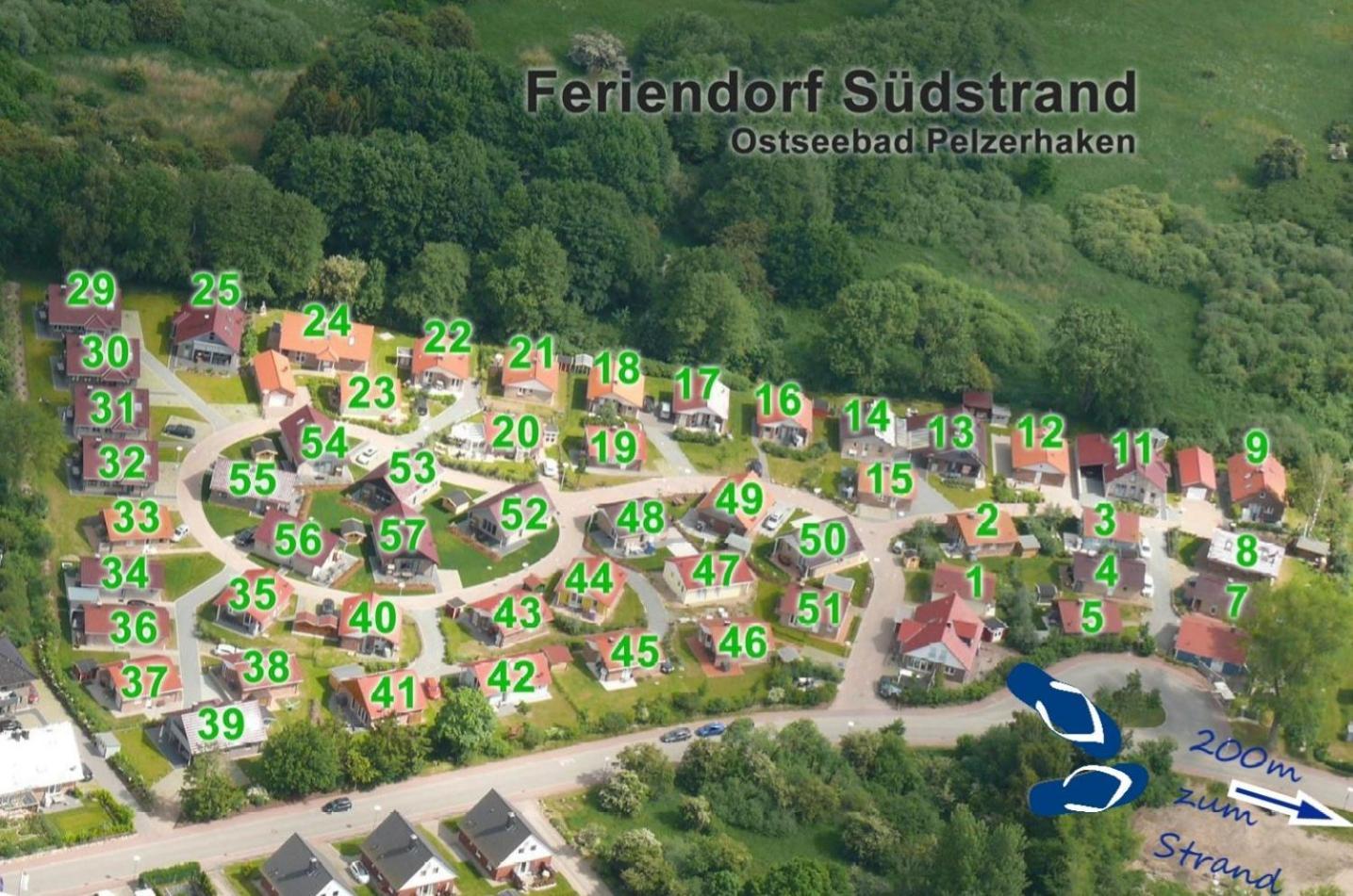 Feriendorf Suedstrand Haus 49 ペルツァーハケン エクステリア 写真